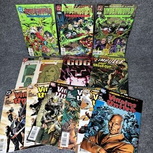 DC Comics Mixed Lot of 13, Underworld‎ Unleashed, Villains United 1995 DC VHTF
